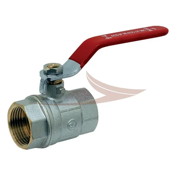 Vanne d’arrêt 1/4 de tour femelle-femelle