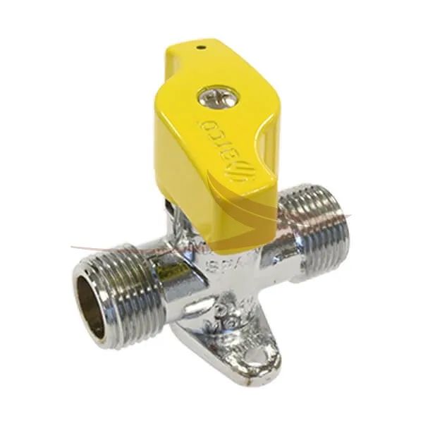 Vanne d’arrêt gaz nue