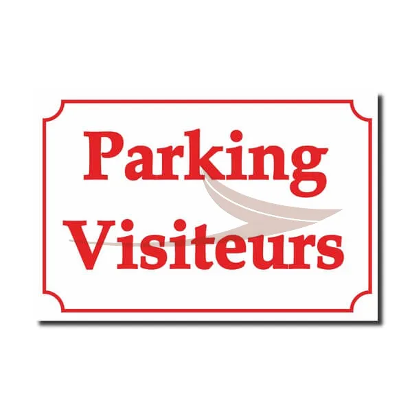Panneau Parking Visiteurs